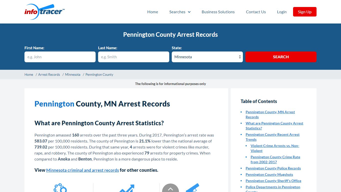 Pennington County, MN Arrests, Mugshots & Jail Records - InfoTracer